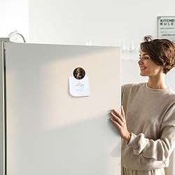 Dog in General Uniform Round Magnetic Fridge