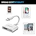 Jasain Compatible with iPhone to HDMI Adapter,Plug and Play 1080P Digital Audio Converter(White)