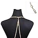 EagleUS Women Lady Tassel Crossover Harness Bikini Belly Body Chain Necklace