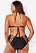 Swimsuits for All Women's Ashley Graham VIP One Piece Swimsuit 16 Black