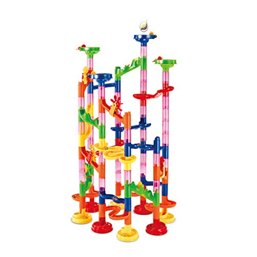 JAGENIE DIY Construction Marble Race Run Maze Balls Track Building Blocks Kids Toy - Thumbnail 3