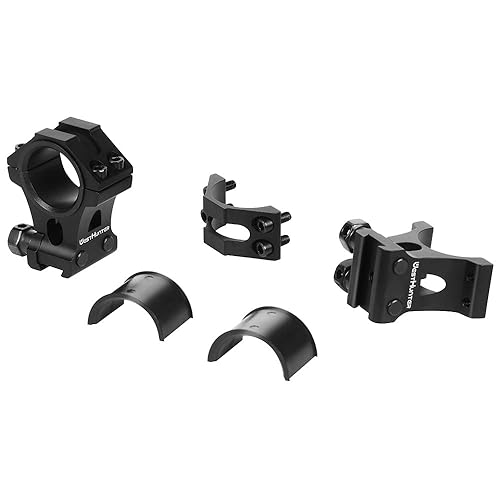 thumbnail image 2 of WestHunter Scope Rings - 1 Inch Or 30mm, 36mm Center Height, Fits 11mm Dovetail Rail, 6061-T6 Aluminum, Multiple Colors 2 of 9