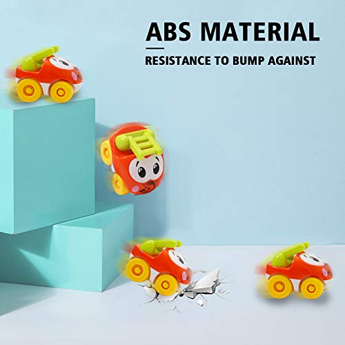 image for BeOne Toy Cars for Kids, 6pcs Pull Back Cars Push and GO Cars Toys for