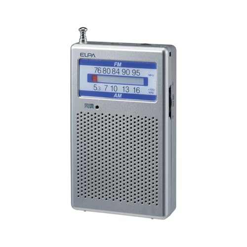 エルパ(ELPA) AM/FMポケットラジオ シンプルで使いやすい ER-P60F