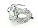 Retro Roman gladiator Halloween party masks Silver Men's Masquerade mask by friendshops