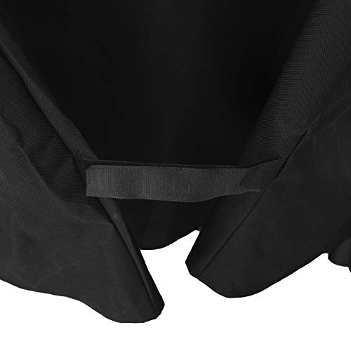 Modern Leisure 2981 Chalet Chimney Smoker BBQ Charcoal Grill Cover (67 L x 26 D x 50 H inches) Waterproof, Black