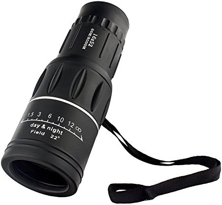 LifeFly 16x52 Dual Focus Monocular Telescope / Monocular Scope for Hunting, Camping, Surveillance