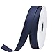 Ribest 1 inch Navy Blue Grosgrain Ribbon 50 Yards Per Roll for Crafts Bow Maker Wreaths Gift Wrapping Hair Accessories Wedding