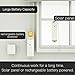 Moes Smart DIY Motorized Roller Blinds/Shades Drive Motor, Powered by Solar Panel and Charger, Smart Home Automation Devices,Build-in Bluetooth and APP Timer Remote Control.