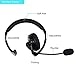 Wireless Headset with Mic,Willful M10B Wireless Headphones Hands Free Phone Headset Noise Cancelling Headset Over Head Multipoint for iPhone Android Cell Phone Office Driving Truck Driver Call Center