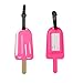 Mziart Funny Luggage Tags for Women Men Travel Baggage Tags Suitcase Bag Labels, Set of 5 (Icecream, Drinks, Popsicle)