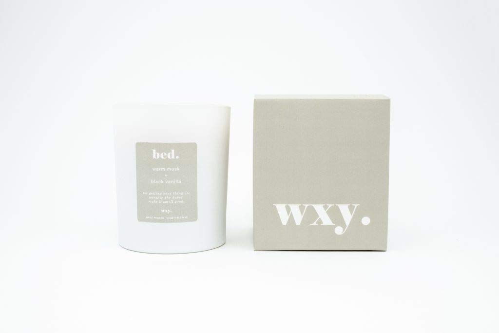 WXY. Classic 7oz Candle BED - Warm Musk & Black Vanilla