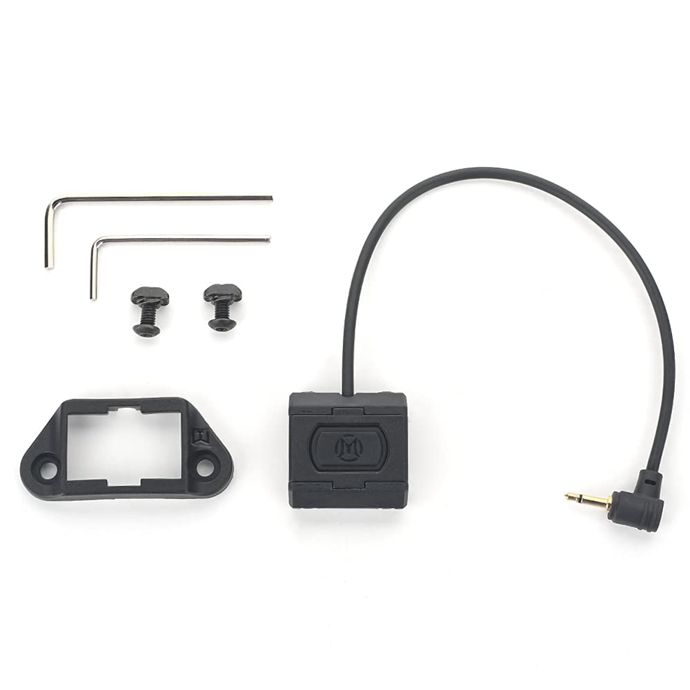 SBGJMY 2.5MM Plug for Tactical PEQ DBAL M3X Flashlight,Remote Pressure Switch Portable Control Switch (Black) — image 1