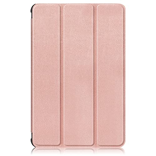 Dlahaby Case for Samsung Galaxy Tab A8 10.5 2021, Flip Smart Cover in PU Leather with Stand Case for Samsung Galaxy Tab A8 SM-X200 X205 X207 10.5 Inch Table,Rose Gold