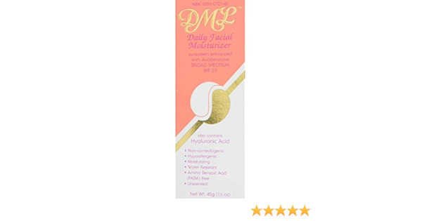 dml facial moisturizer spf 25