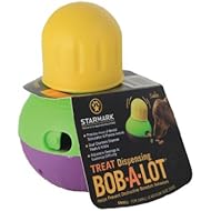 Starmark Treat Dispensing Bob-a-Lot Dog Toy, All Breed Sizes (Pack of 1)