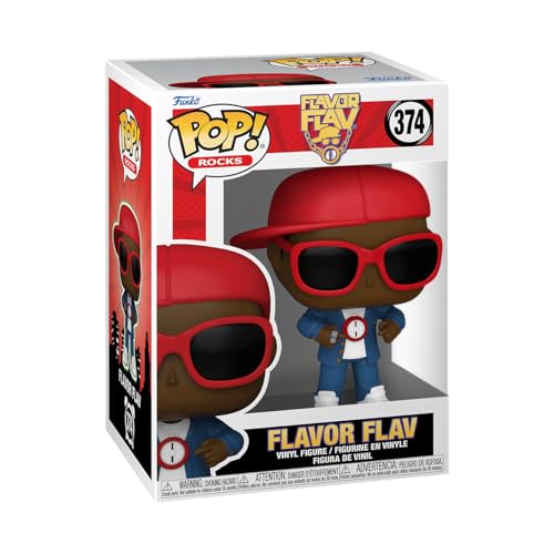 Funko Pop! Rocks: Flavor Flav - Flavor of Love - Collectable Vinyl Figure - Gift Idea - Official Merchandise - for Kids & Adults - Music Fans - Model Figure for Collectors and Display