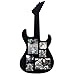 Adeco [PF0349] Black Wood Guitar Collage Picture Photo Frame; 6 Openings, 3x3 inches, 4x6 inches