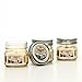 Hosley Set of 3 Lemon Bar Scented Mason Jar Candles 4 Ounce Each. Ideal Gift for Party Favor Weddings Spa Reiki Meditation Bathroom Settings. O9