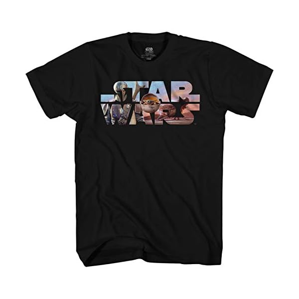 STAR WARS Mando Child Float Adult Tee Graphic T-Shirt for Men Tshirt