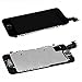 iPhone SE Full Screen Replacement LCD Touch Assembly Front Camera Earpiece Speaker Home Button with Repair Tools (Black)
