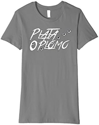 Women's Plata O Plomo Narco T-Shirt Small Slate