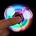 Newest Spinner Fidget LED Light UP Glow, Tri-Spinner Hand Spinner Fidget, Hybird Bearing, New Style Novelty Toy, Kids Adult Focus Desk Toy (Hot Pink)