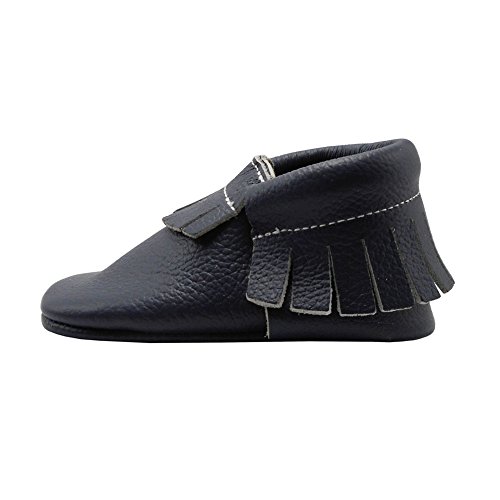 image for YIHAKIDS Baby Tassel Shoes Soft Leather Sole Infant Shoes Baby Moccasi