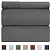 Twin XL Size 3 Piece Sheet Set - Comfy Breathable & Cooling Bed Sheets Set - Hotel Luxury Bedding for Women, Men, Kids, Teens, Boys & Girls - Deep Pockets, Soft, Wrinkle Free - Oeko-Tex - Dark Grey