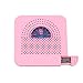 Carykon Roll Quiller's Grid Guide Quilling Board with Pins Storage for Paper Crafting Winder Roll Square Craft DIY Tool (Pink)