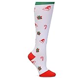 Nurse Mates Graduated Support Compression Trouser Socks (Christmas Fun)