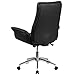 Flash Furniture Mid-Back Black LeatherSoft Executive Swivel Office Chair with Flared Arms