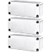 ESUPPORT 1590A 92x38x31mm Aluminum Metal Stomp Box Case Enclosure Guitar Effect Pedal Pack of 3