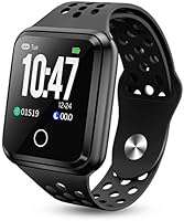 最新版 スマートウォッチ 活動量計 万歩計 スマートブレスレット IP67防水 心拍計 健康管理 消費カロリー 睡眠モニター スポーツウォッチ iPhone Android対応 Line Twitter 着信通知 女性生理期管理 遠隔撮影...