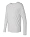 Next Level Men's Performance Blended Long Sleeve Jersey_XX-Large_Heather White