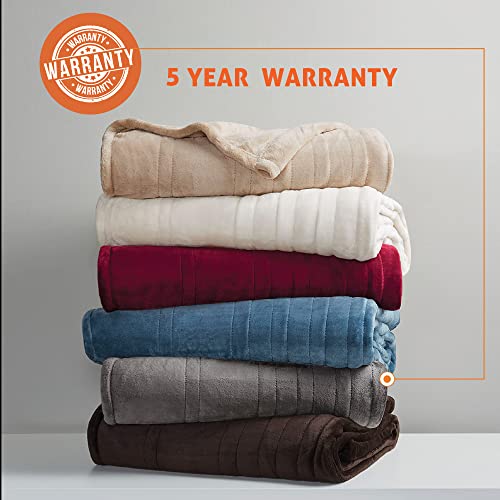 Degrees Of comfort Heated Blanket Dual Control W/ Auto Shut Off