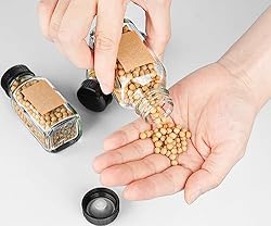 Syntic Reusable Ginger Shot Bottles with Caps - 8