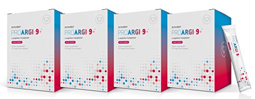 ProArgi 9 Plus Mixed Berry Single Serve (4) Boxes Pack Support Heart Health by Synergy (11.1 oz / 315g) (Proargi 9 Plus Best Price)