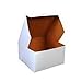 SCT White One-Piece Non-Window Bakery Boxes, 8 x 8 x 5, White, Paper, 100/Carton