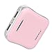 SINOELE Power Banks 10000mAh Ultra Mini Cell Phone Charger Quick Charging Battery Bank for iPhone,iPad,Samsung Galaxy and More (Pink)
