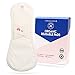 Hesta Rael Organic Reusable/Washable Cloth Menstrual Pads, 1 Count, (Large, Wing Free/Brown)