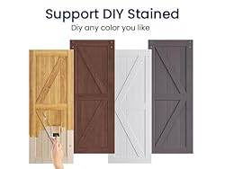 SMARTSTANDARD 30in x 84in Sliding Barn Door with