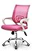 Ergonomic Home Office Computer Chair: Pink Mesh Mid-Back Fashionable Swivel Tilt, Neo Chair