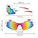 RIVBOS Rb0802 POLARIZED Sports Sunglasses with 5 Set Interchangeable Lens