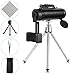 Monocular Telescopes, 12x50 Dual Focus Waterproof Spotting Scopes, Low Night Vision with Phone Clip and Tripod for Cell Phone-for Bird Watching, Hunting, Camping, Hiking, Outdoor, Surveillance