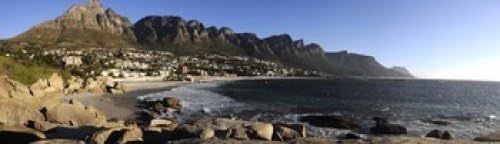 Panoramic Images – Camps Bay with the Twelve Apostles in the background Western Cape Province South Africa Photo Print (101.60 x 30.48 cm)
