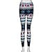 GBSELL Women Colorful Pretty Printed Stretchy Pants Leggings Sport Casual (christmas trees)