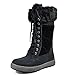 ARCTIV8 Women's Winter Cold Weather Mid High Faux Fur Snow Boots