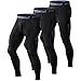 Pamyvia Men's Compression Pants Soft Quick-Dry Sports Compression Running Tights Pants fit for Workouts, Training, Gym