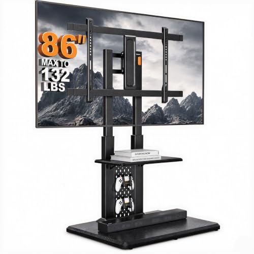 Perlegear Floor TV Stand Pegboard
